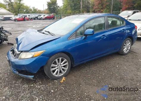 2012 Honda Civic Ex from USA, damaged, VIN 19XFB2F83CE336153